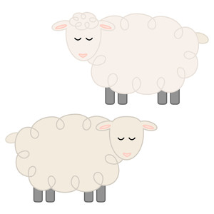 clipart sheep nativity sheep