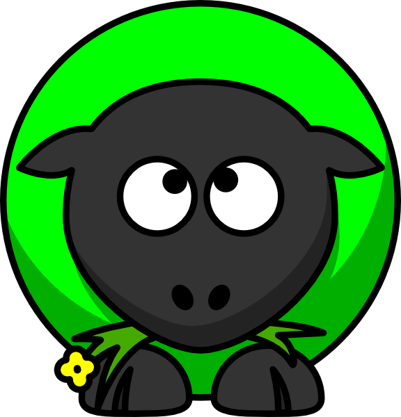 Clipart sheep public domain. Looking cross eyed up