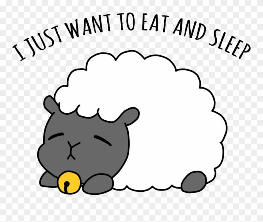 clipart sheep sleepy sheep