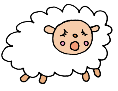 clipart sheep sleepy sheep