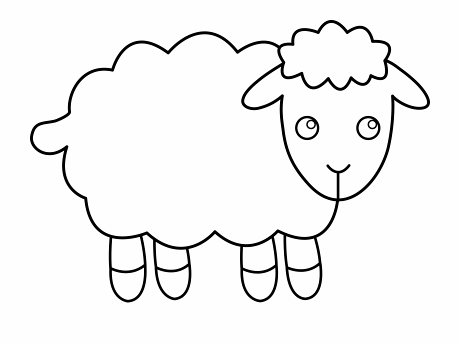 Clipart sheep template, Clipart sheep template Transparent FREE for