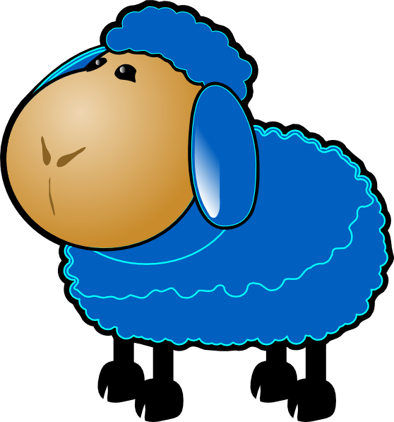 clipart sheep winter