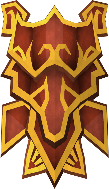 Dragon square or runescape. Clipart shield bronze shield