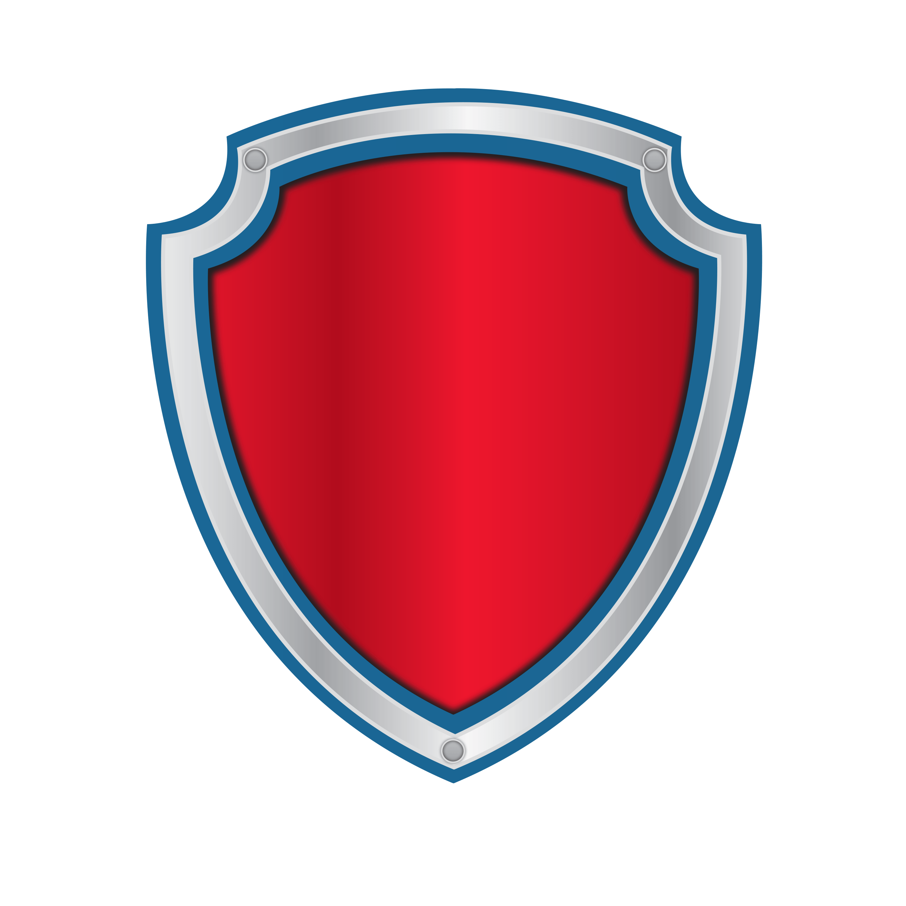 Paw patrol logo blank. Clipart shield circle