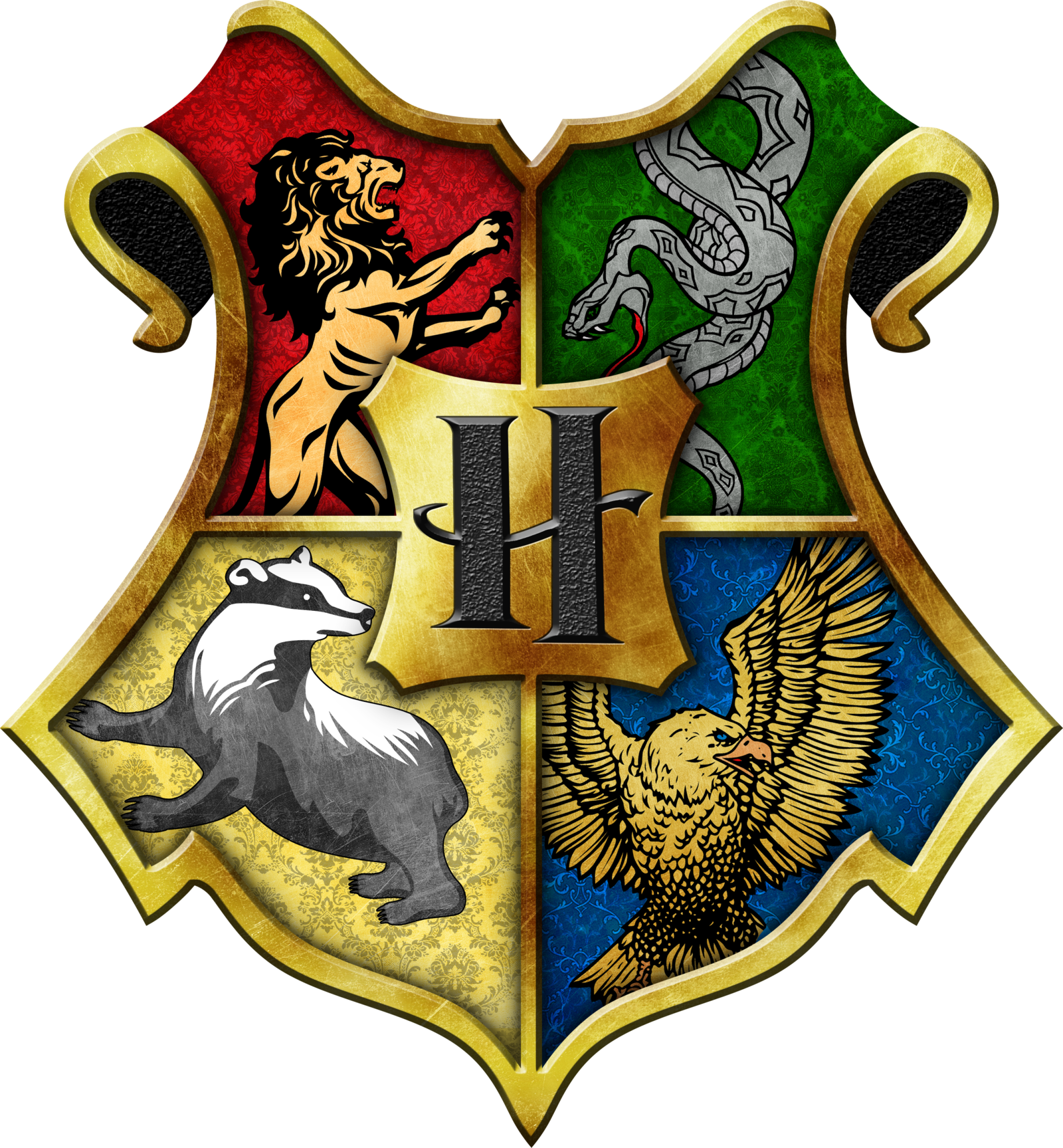 houses clipart harry potter