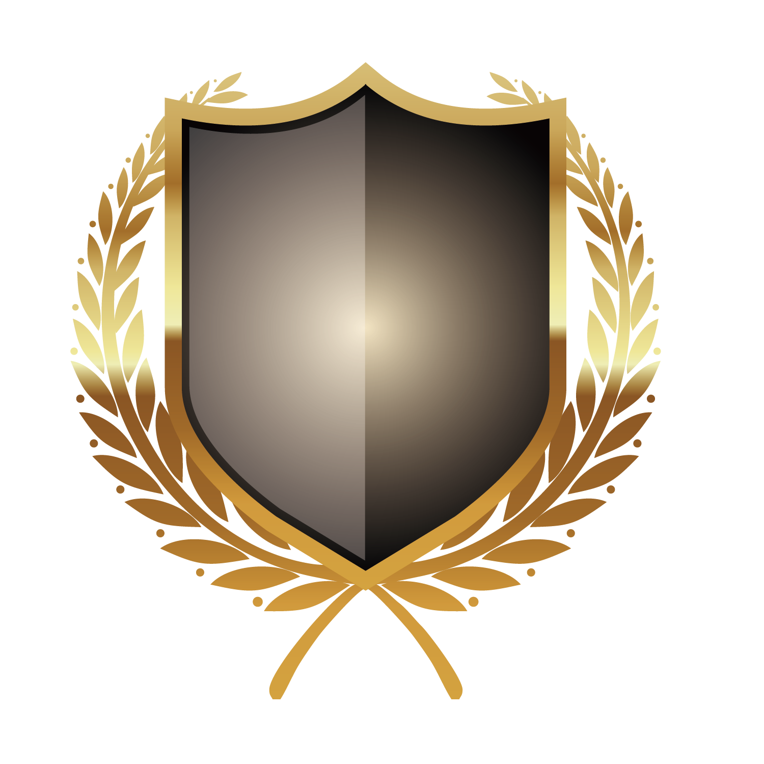 Clipart shield metallic. Badge icon metal transprent