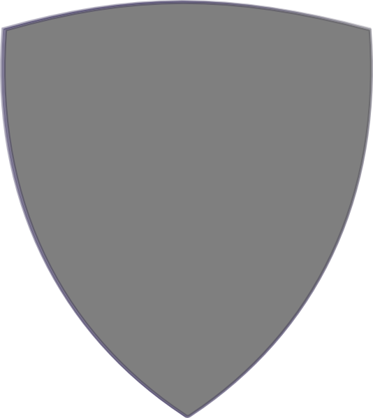 Solid gray clip art. Clipart shield plain