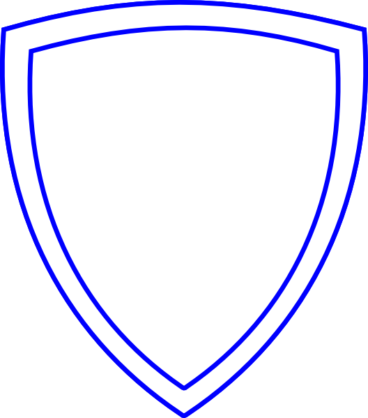 outline clipart shield
