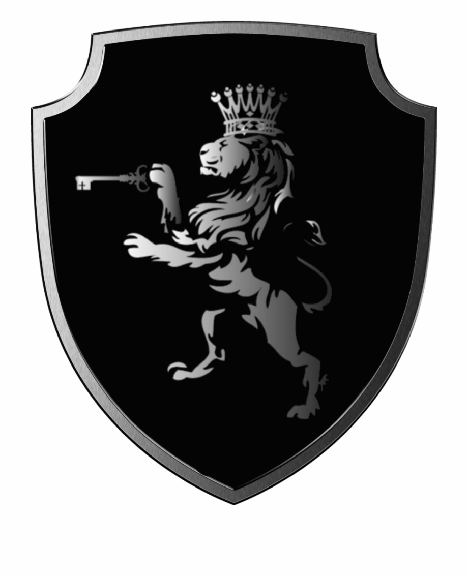 Lion png logo free. Clipart shield royal shield
