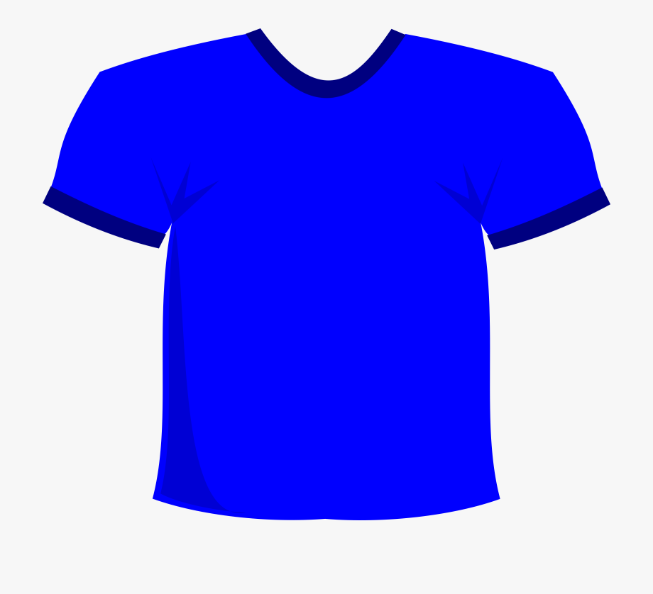 clipart shirt blue shirt