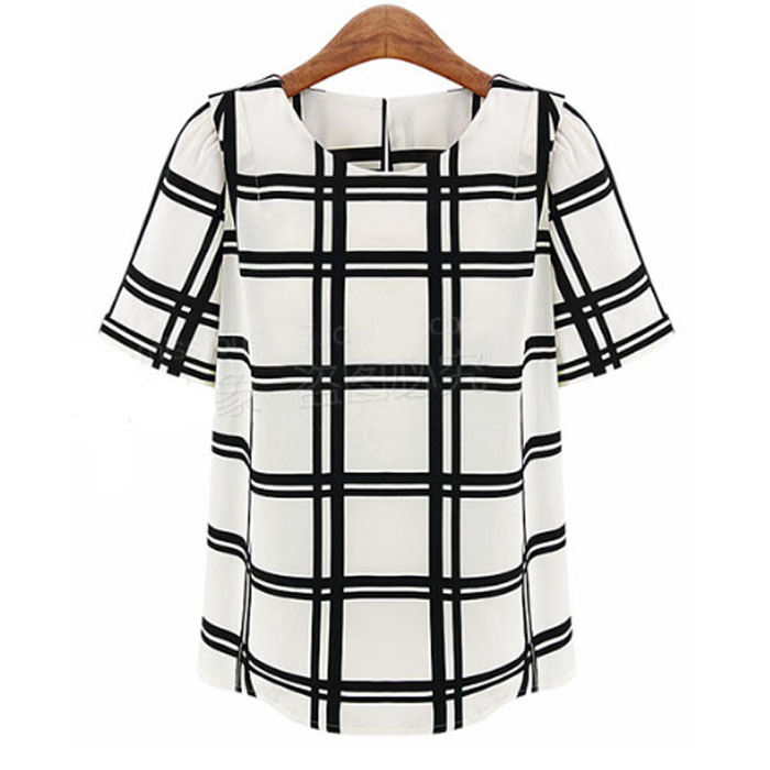 Online get cheap checkered. Shirts clipart checked shirt