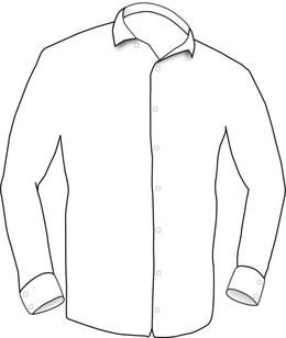 clipart shirt collar shirt