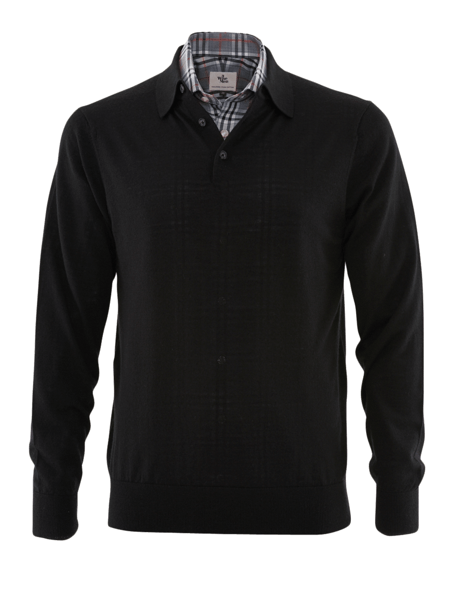 The sooty polo merino. Shirt clipart collared shirt