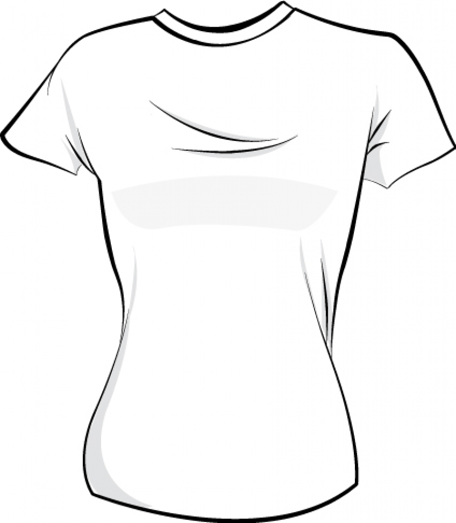 T template pertaining to. Shirt clipart girl shirt
