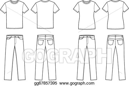 shirts clipart jeans