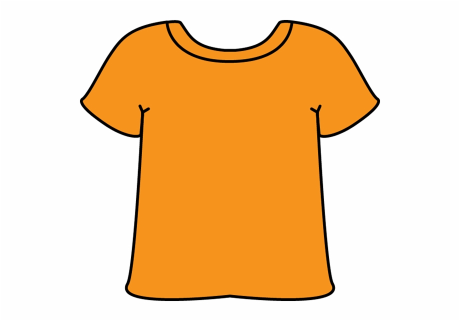 shirt clipart orange shirt