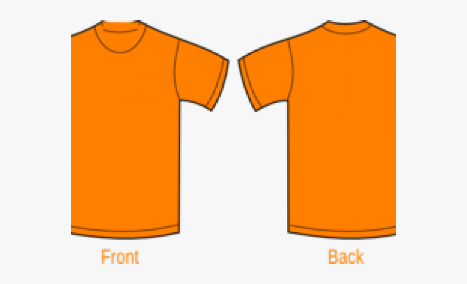shirt clipart orange shirt