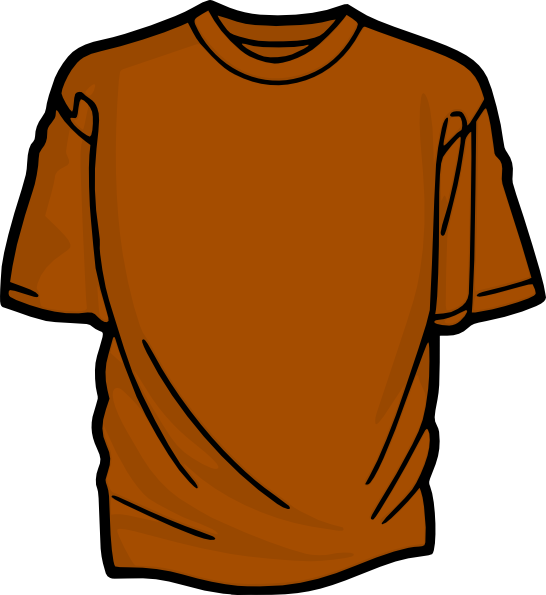 Orange t clip art. Shirt clipart shirt outline