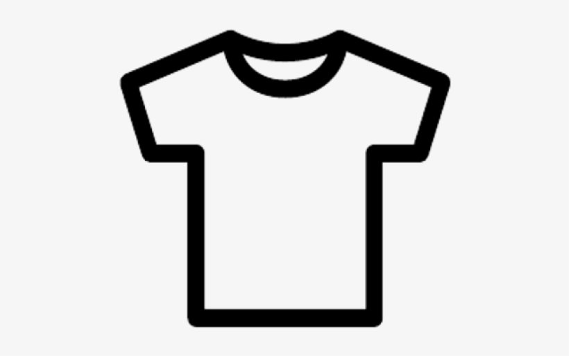 Tee t for coloring. Clipart shirt printable