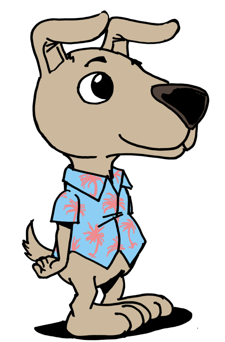 Dog by shabazik on. Shirt clipart hawaiian shirt