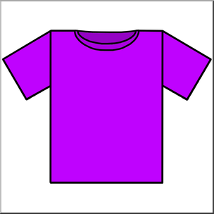 shirts clipart violet thing