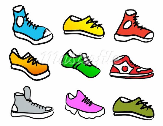Clipart shoes cartoon. Creative clip art best