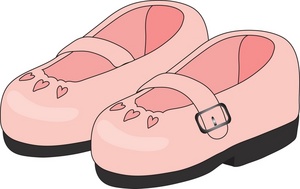 clipart shoes girly