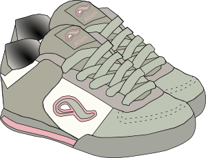 clipart shoes grey
