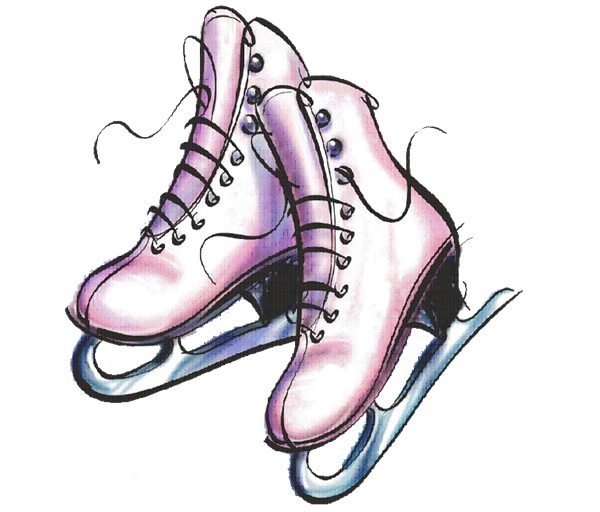 Skates cartoon google search. Family clipart ice skating