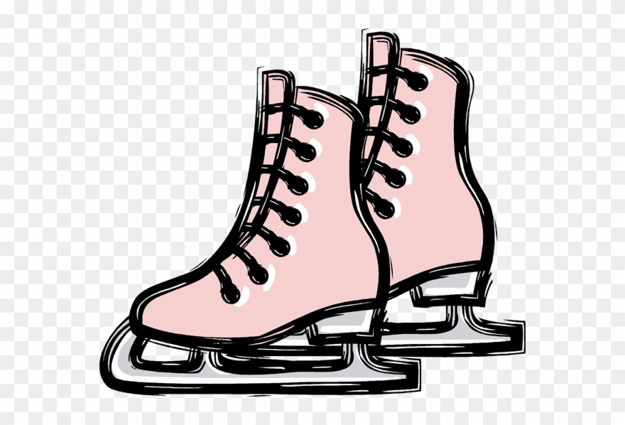 Ice skating shoes pinclipart. Skate clipart cartoon