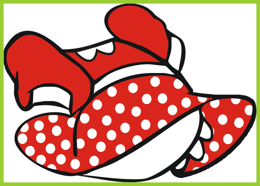 clipart shoes mickey