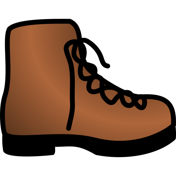 clipart shoes simple