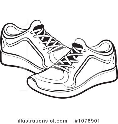 clipart shoes tennis shoe