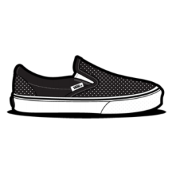 Converse clipart cool. Vans slip on shoe