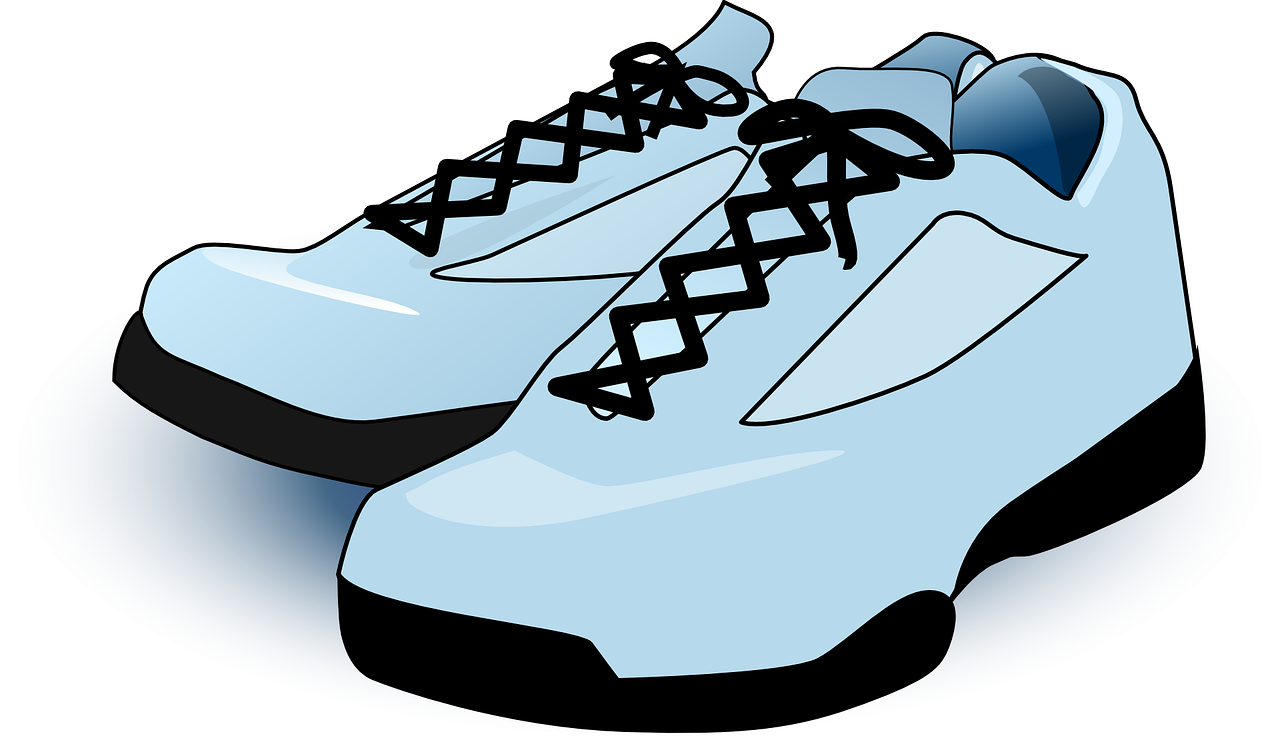 clipart shoes tie shoe