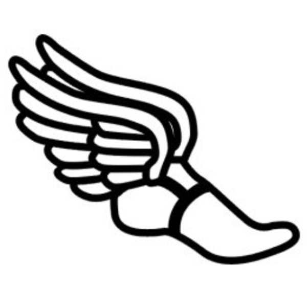 runner clipart track shoe