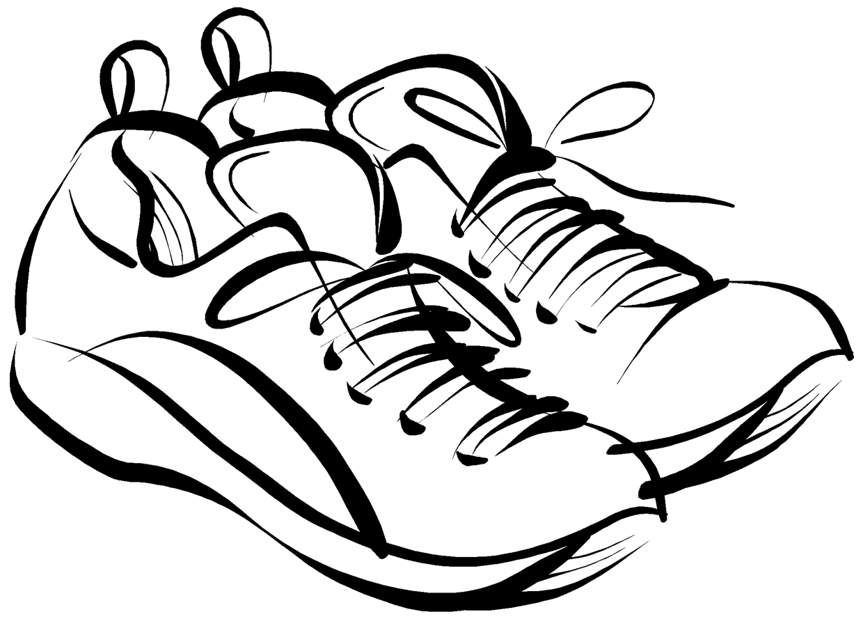 clipart shoes track and field