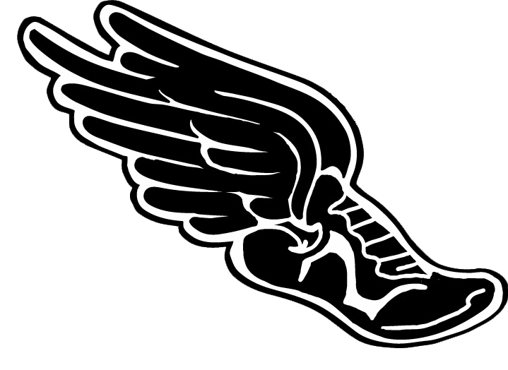 Wing clipart track and field.  collection of transparent