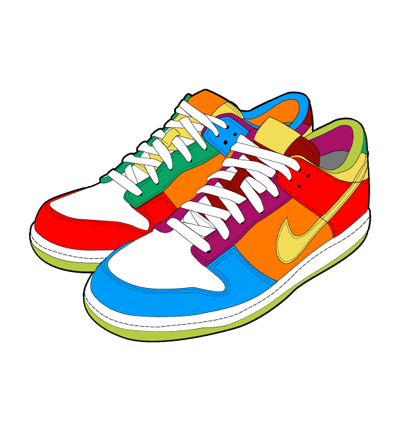 clipart shoes vector
