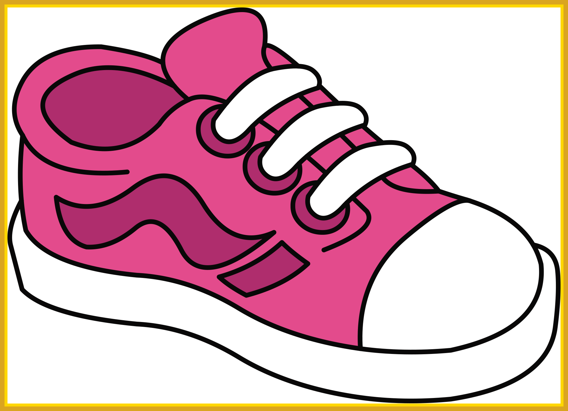 clipart shoes walking