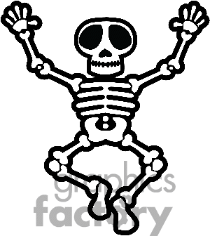Clipart skeleton. Clip art free printable