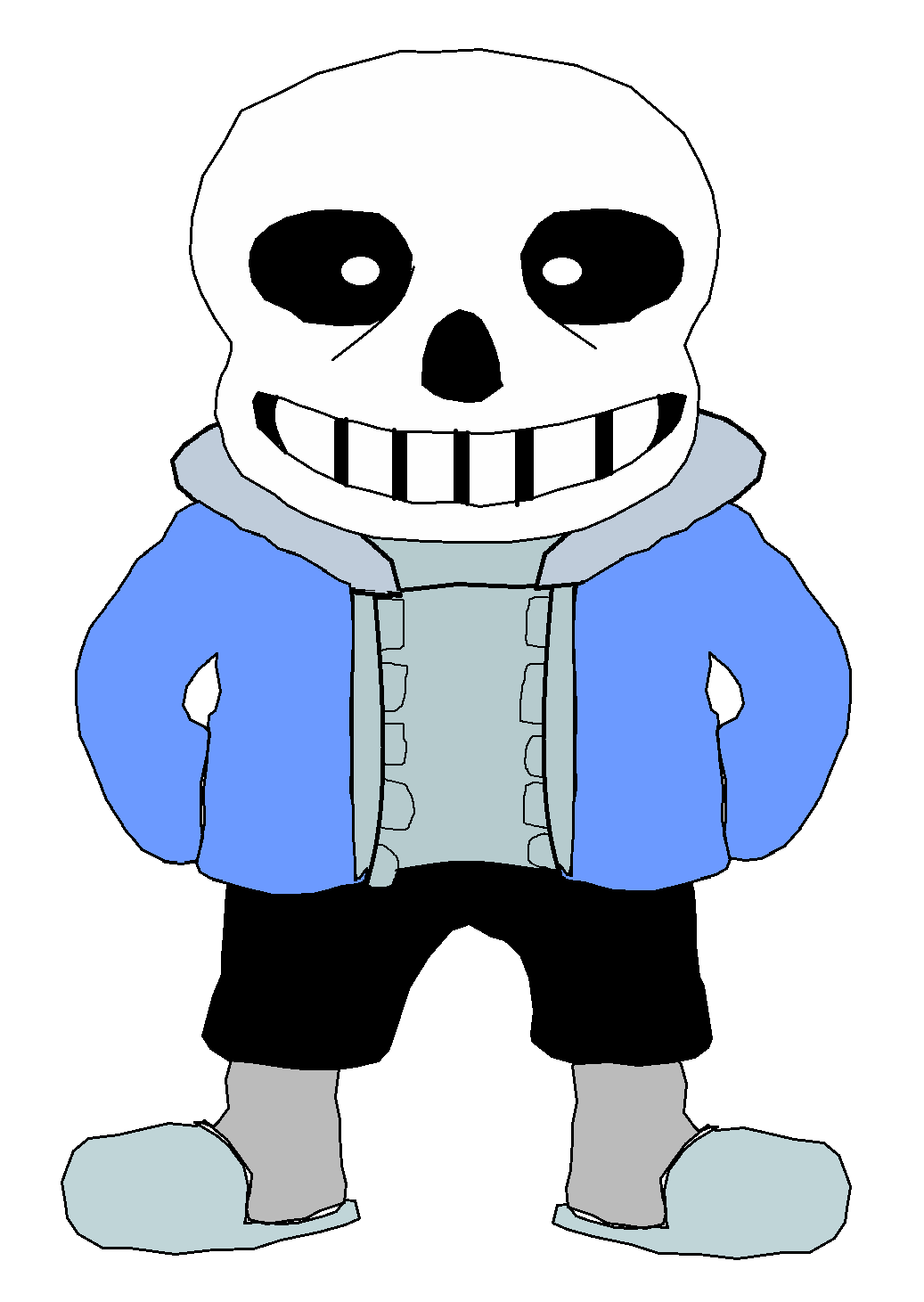 Sans remake by wrenchy. Clipart skeleton angry