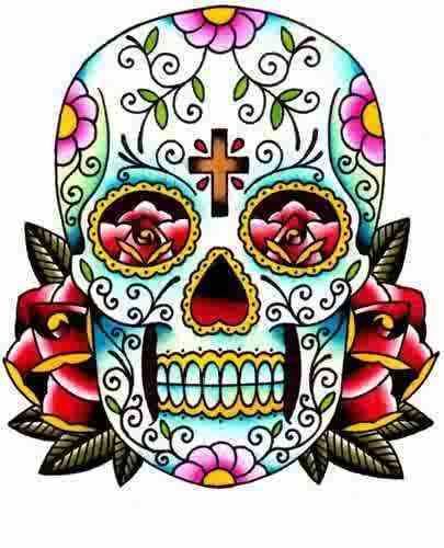 clipart skeleton art mexican