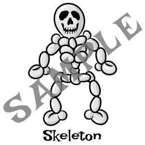Clipart skeleton balloon. Clip art 