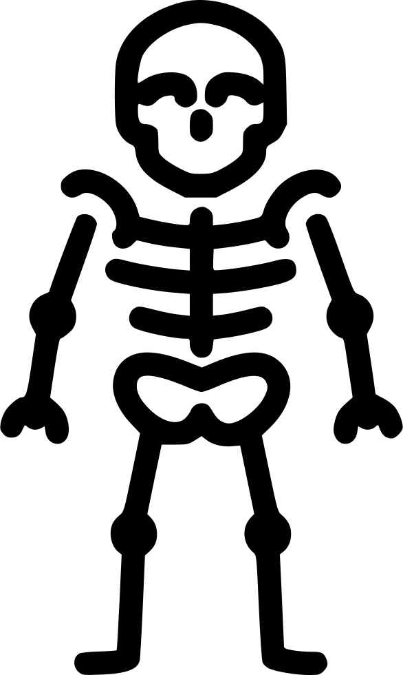 clipart skeleton chest