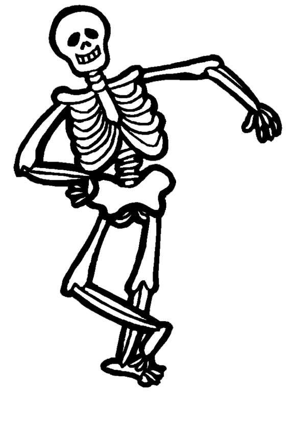 skeleton clipart dancer