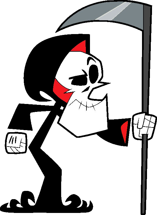 Grim reaper clipart basic. Cartoon network free collection