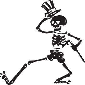 Clipart skeleton grateful. Dead dancing my style