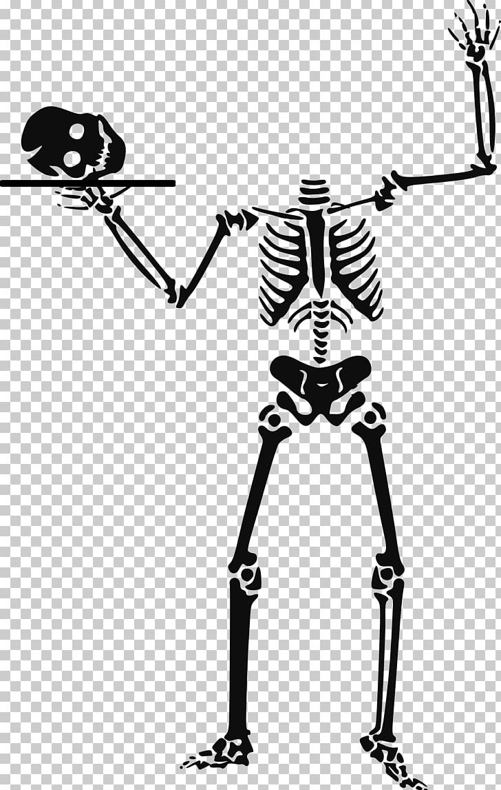 Clipart skeleton halloween. Human png art black