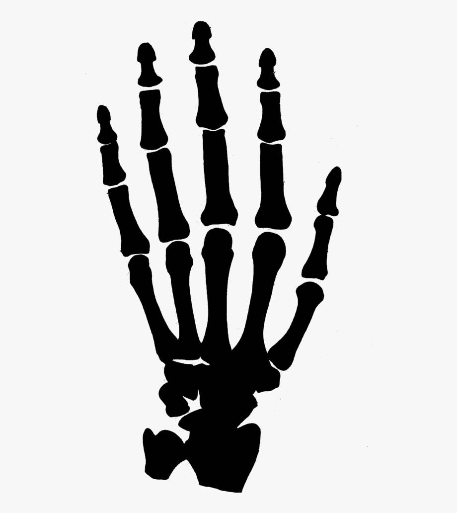 skeleton clipart hand